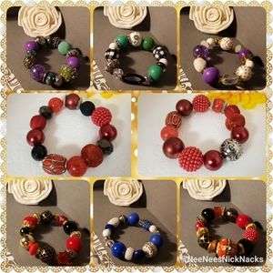 Chunky Bead Stretch Bracelet
